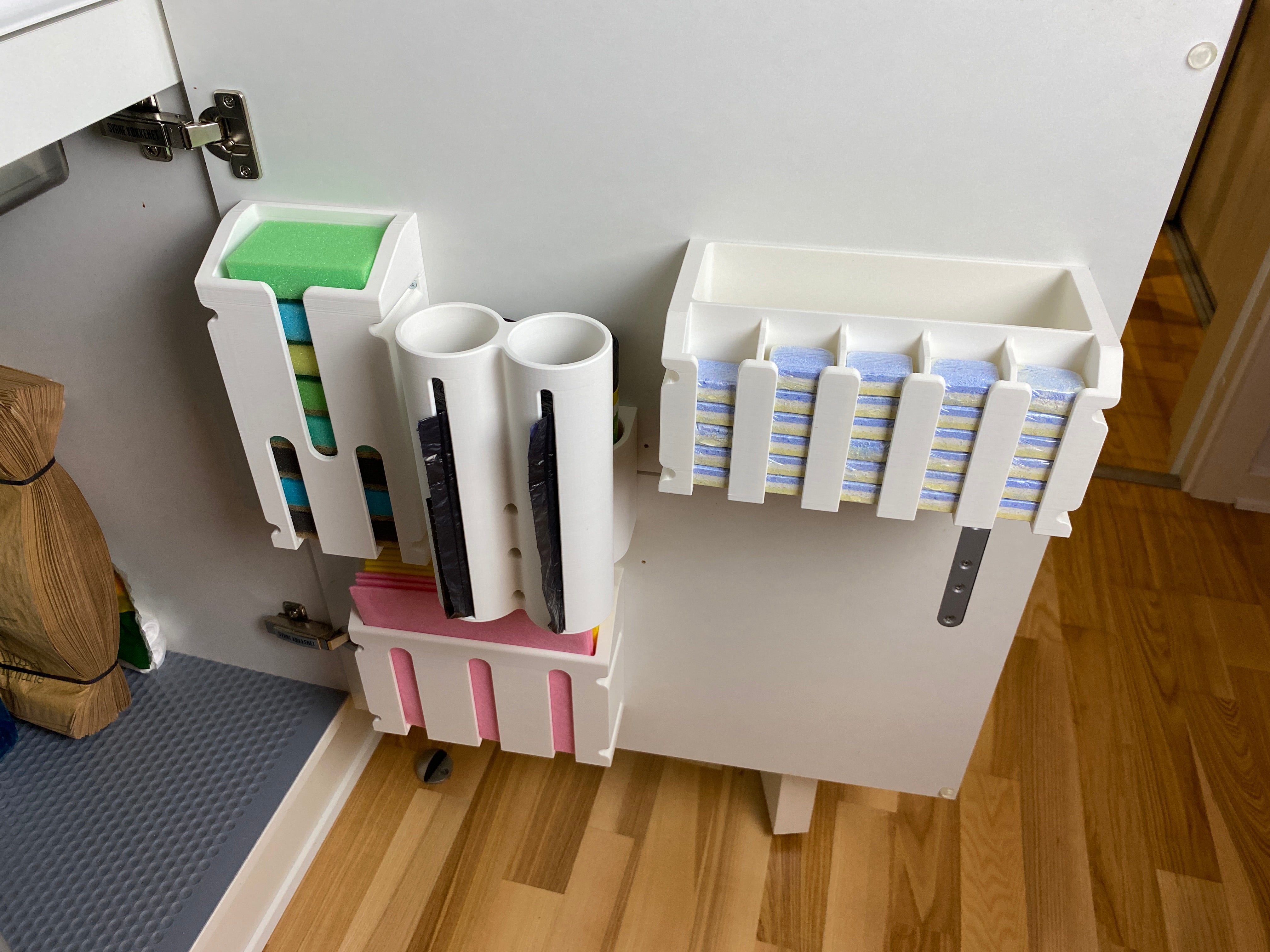 Køkkenskabs Organizer Sæt – Optimal Opbevaring