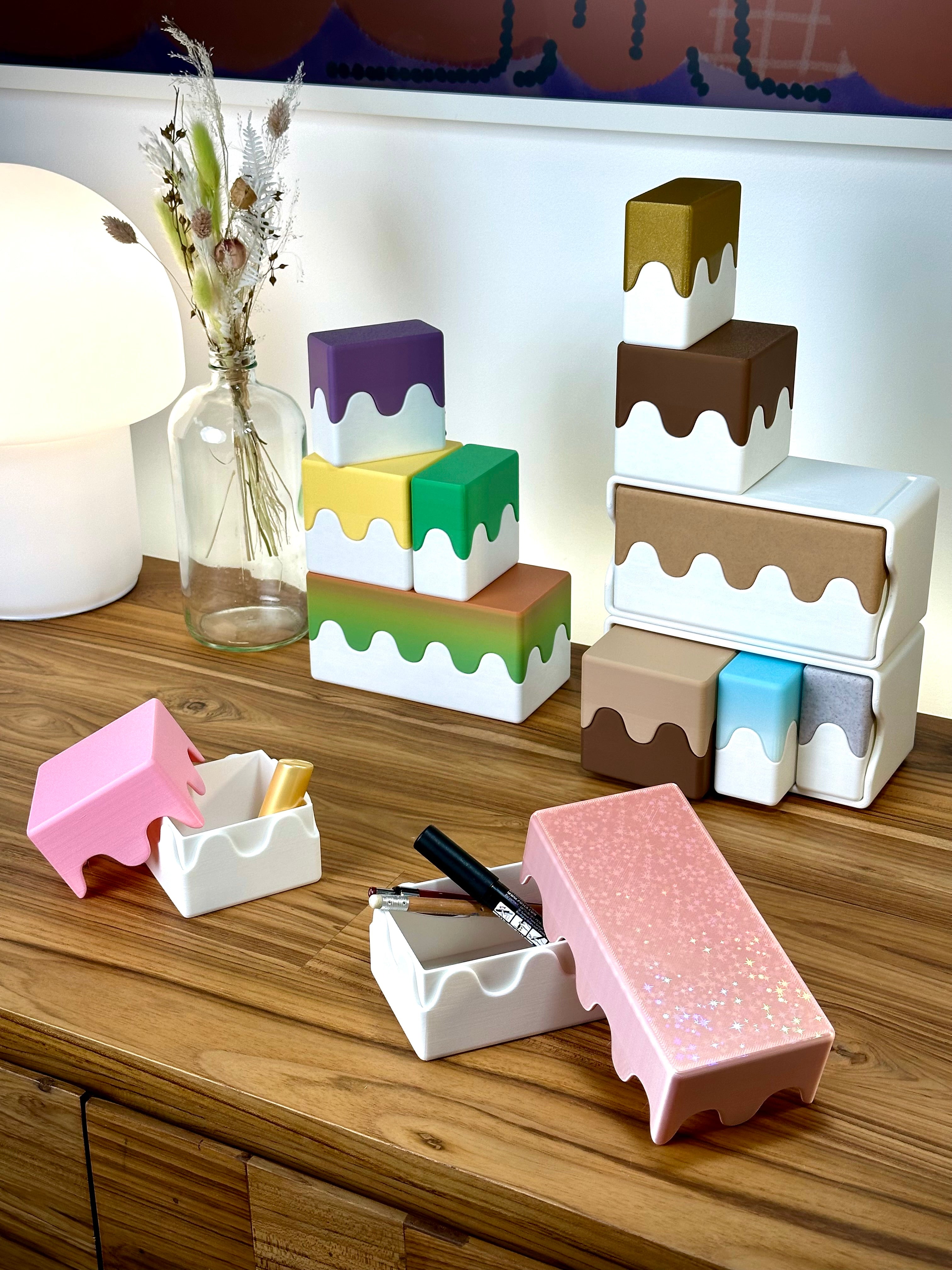 Die Wavy Boxes – Niedliche stapelbare Organizer