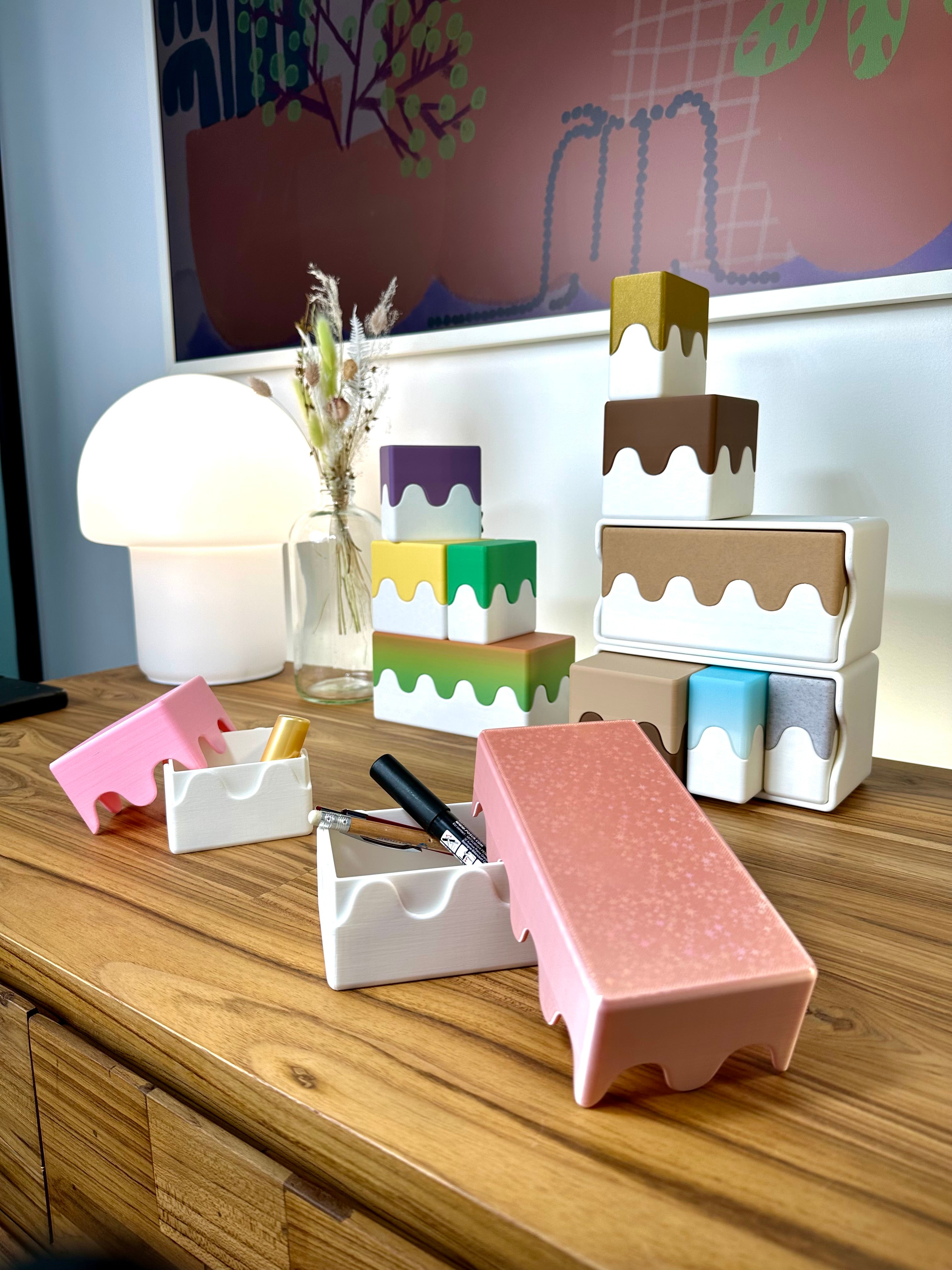 Die Wavy Boxes – Niedliche stapelbare Organizer
