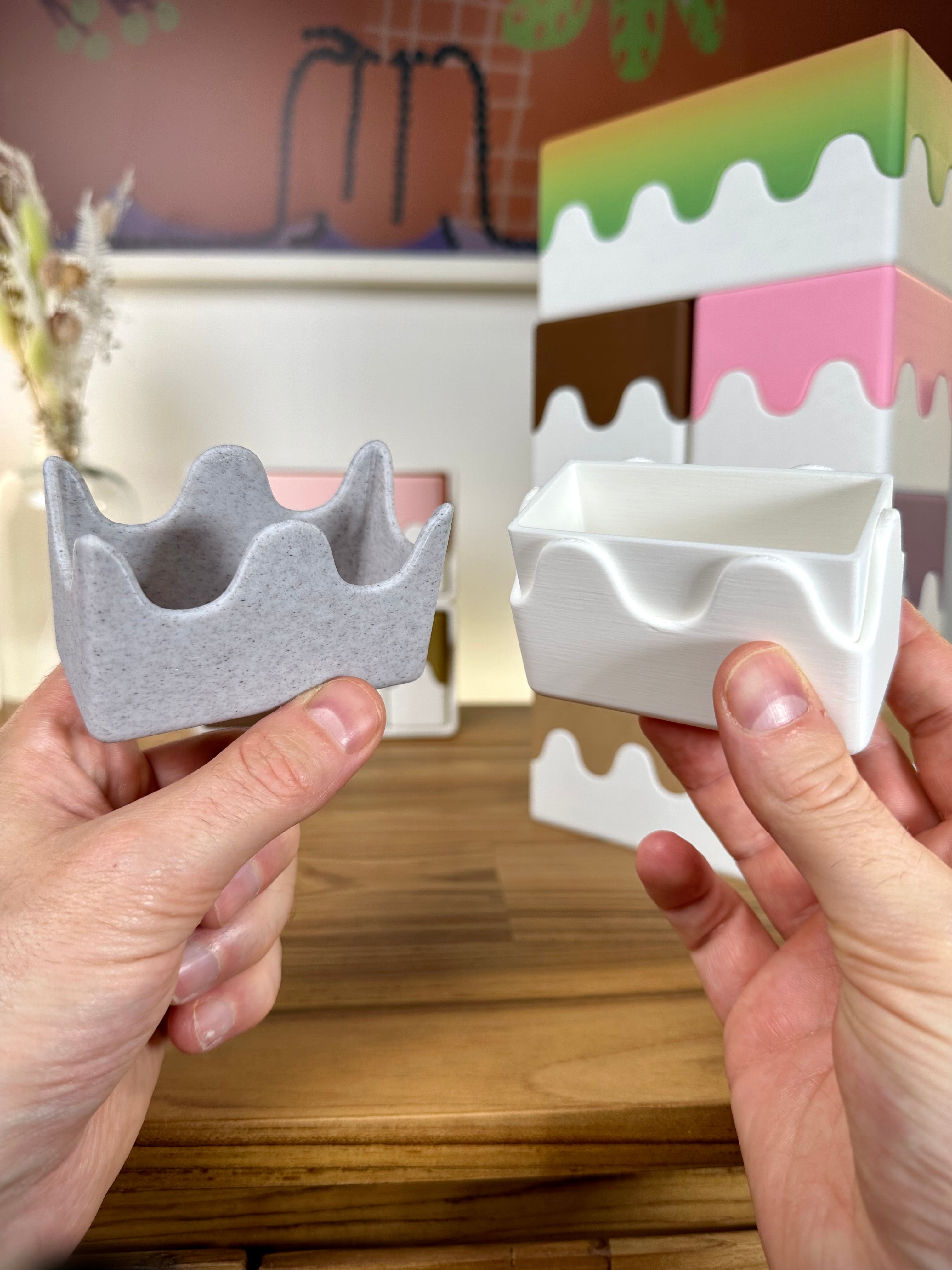 Die Wavy Boxes – Niedliche stapelbare Organizer
