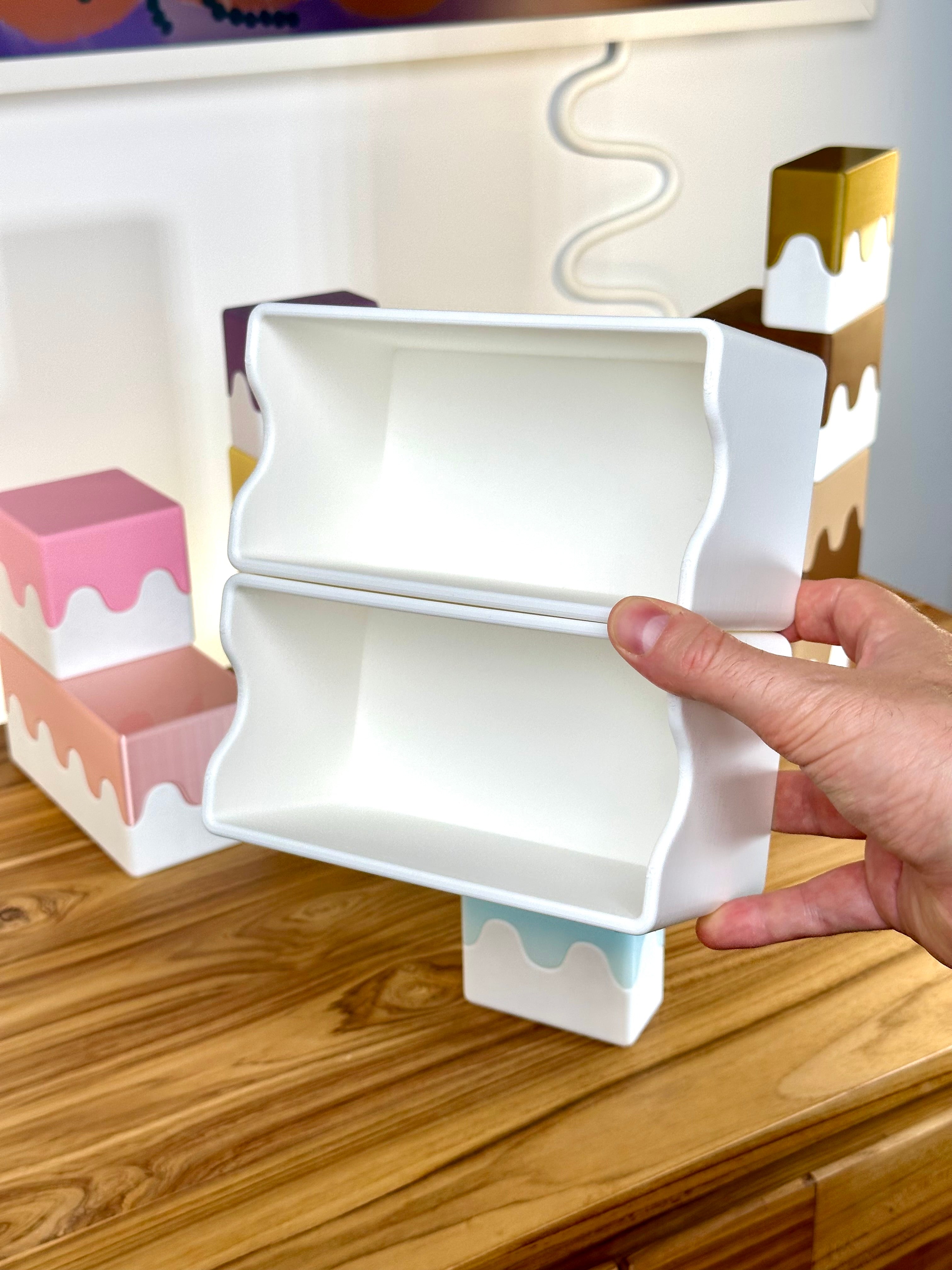 Die Wavy Boxes – Niedliche stapelbare Organizer