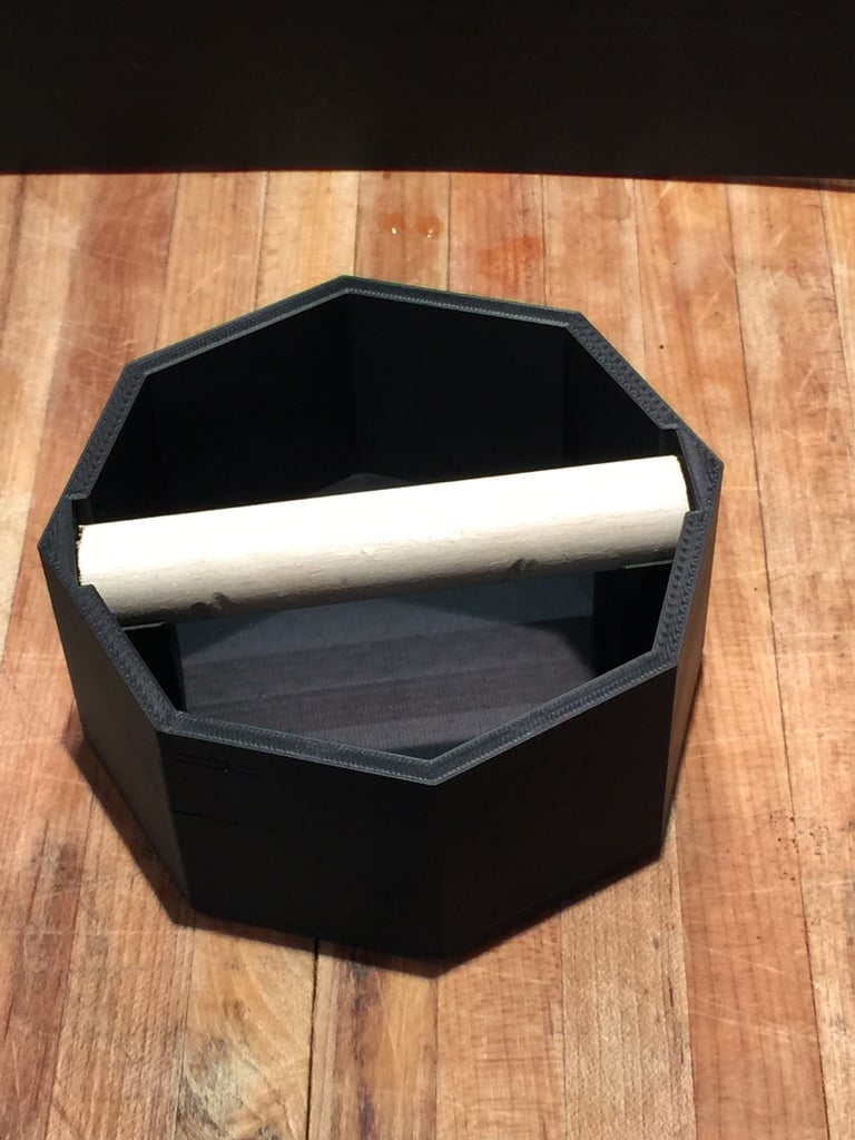 Espresso-Abklopfbehälter mit 20 mm Dübel