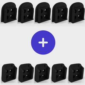 Paketangebot – 5 Werkzeughalter und 5 Batteriehalter für Makita 18 V