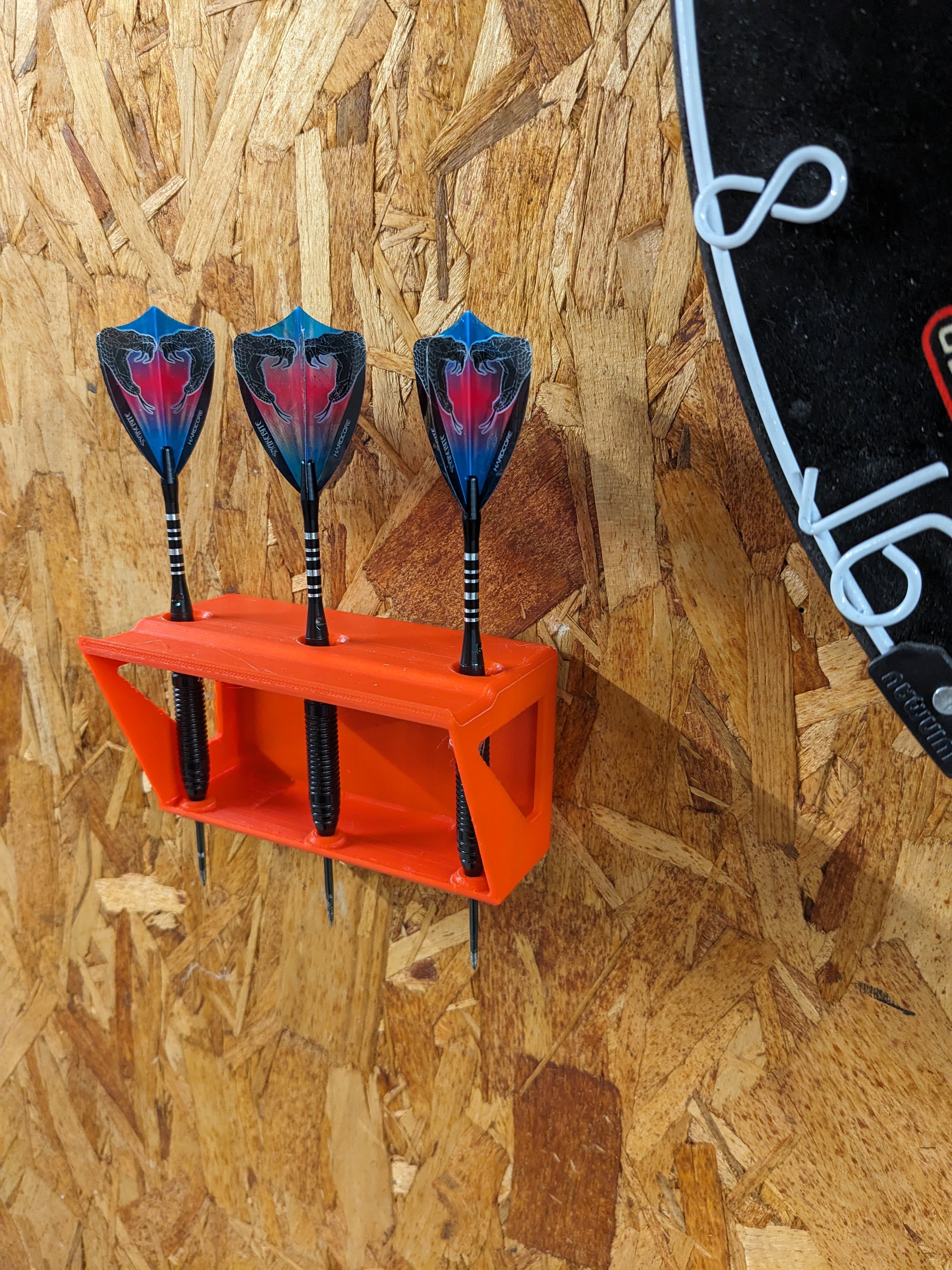 Darthalter zur Wandmontage für 3 Darts