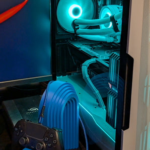 Moderner Controller-Ständer mit Wellendesign für Gaming