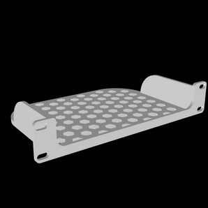 10-Zoll-Rack-Montageregal