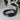 Dekorative und minimalistische BlackMamba Schlangenskulptur