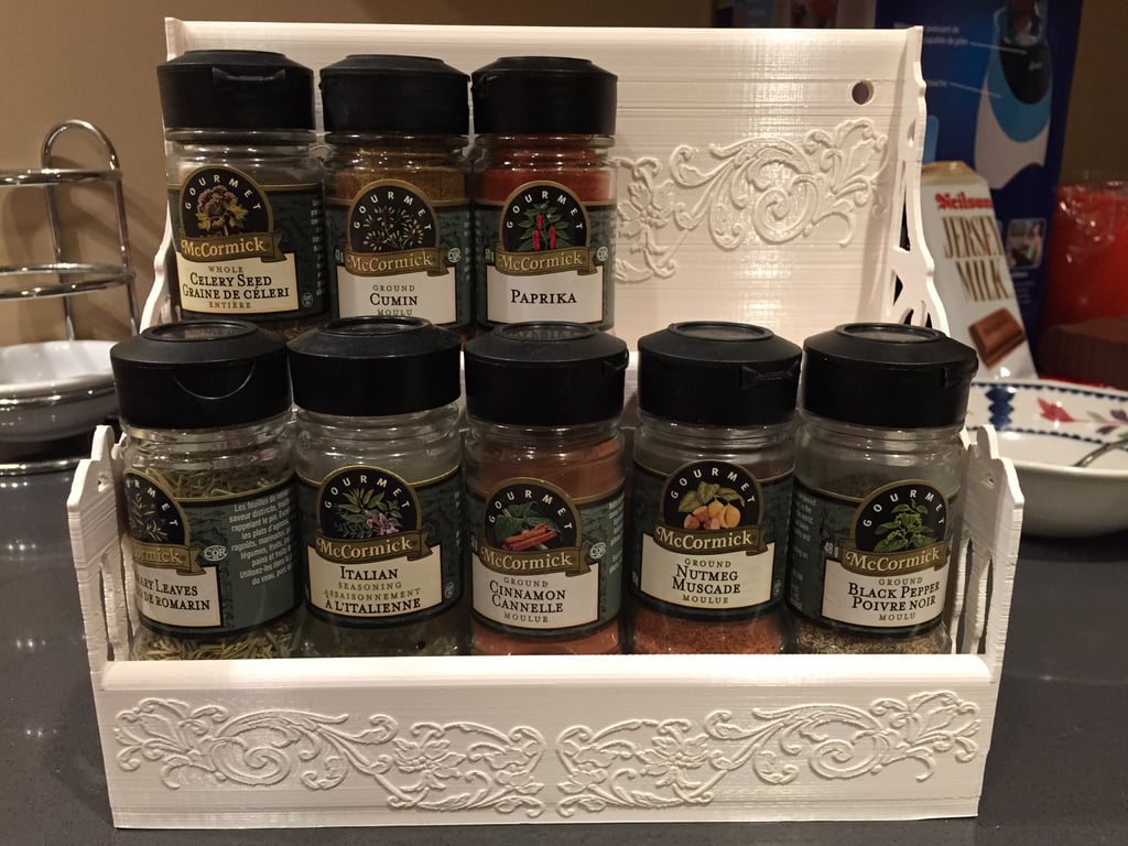 Gewürzregal – Maßgeschneiderte 10 McCormick-Gourmet-Gewürzbehälter