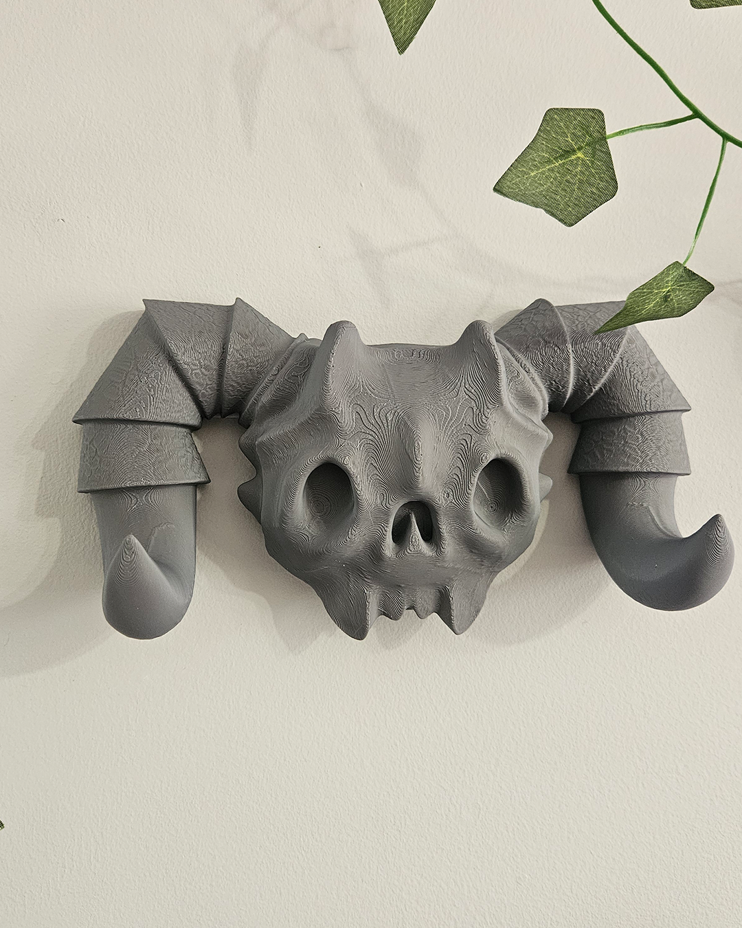 Dämonenschädel-Wandhaken