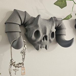 Dämonenschädel-Wandhaken