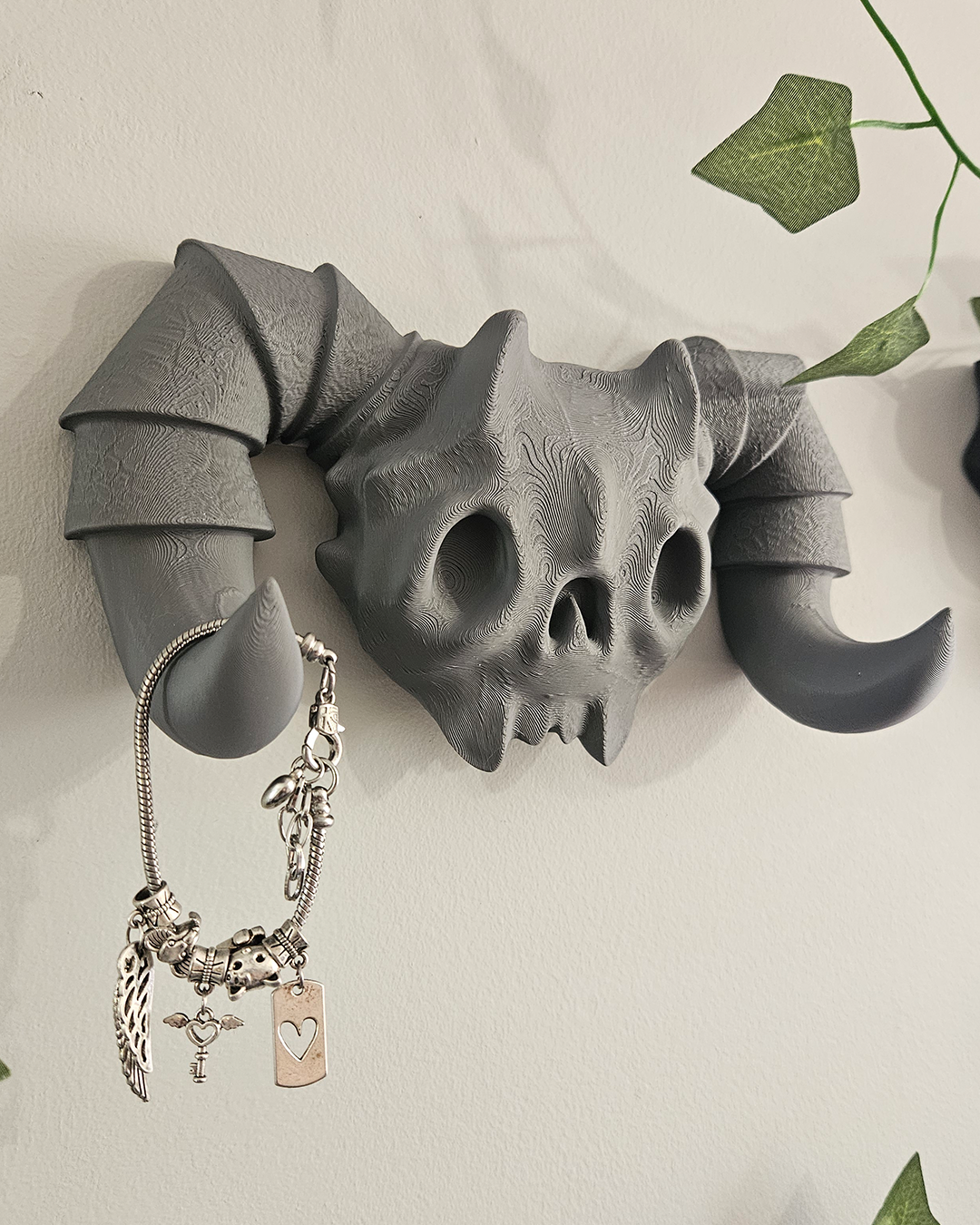 Dämonenschädel-Wandhaken
