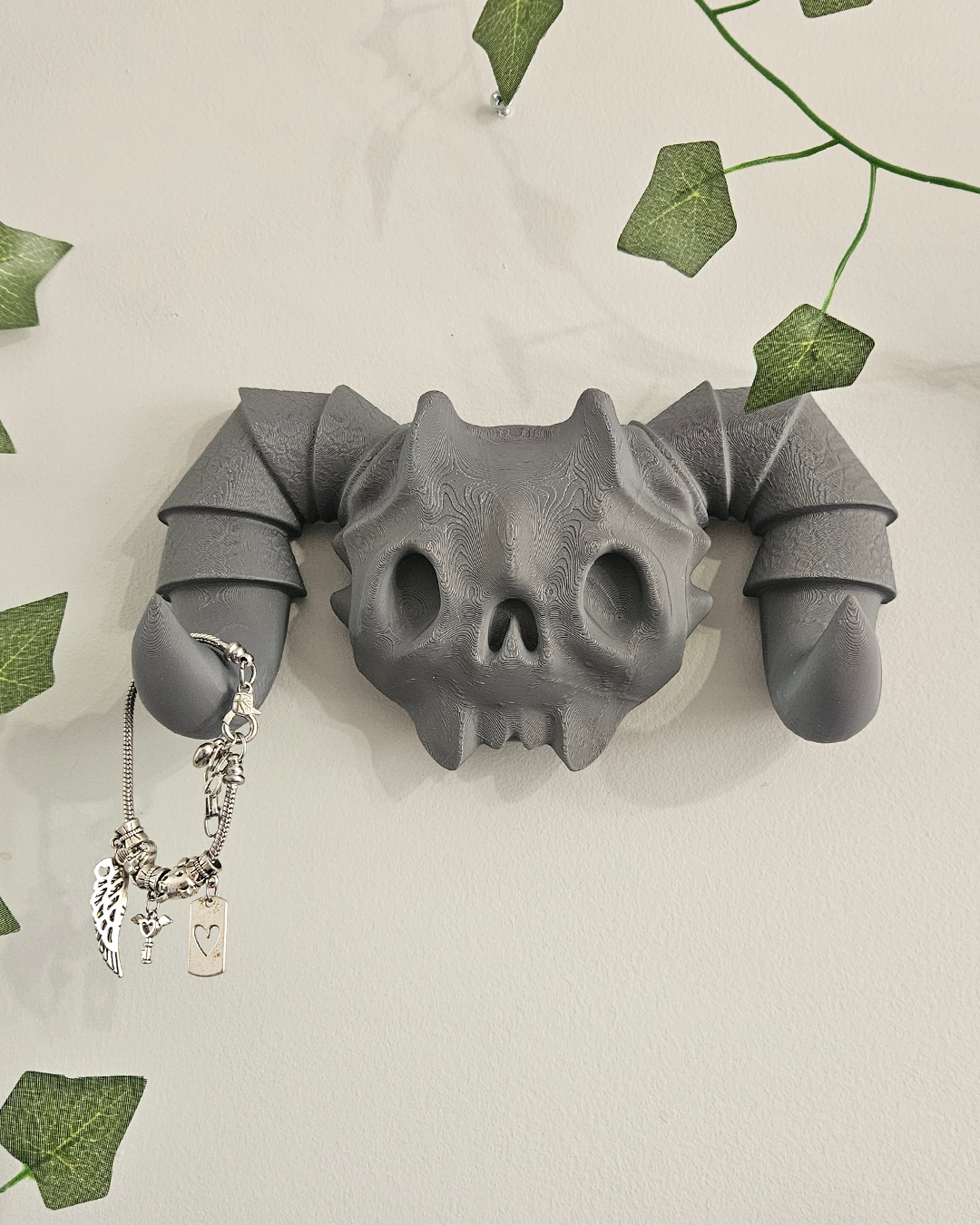 Dämonenschädel-Wandhaken