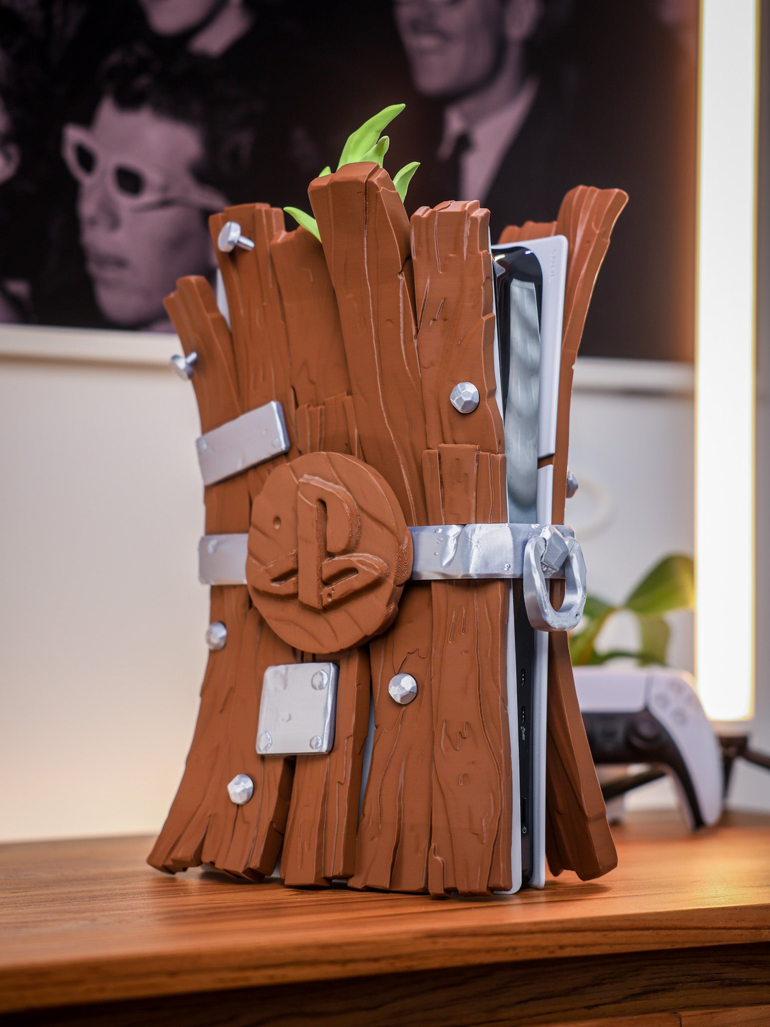 Wood Box PS5 Slim Digital – Fantasy Edition (Dänisch)