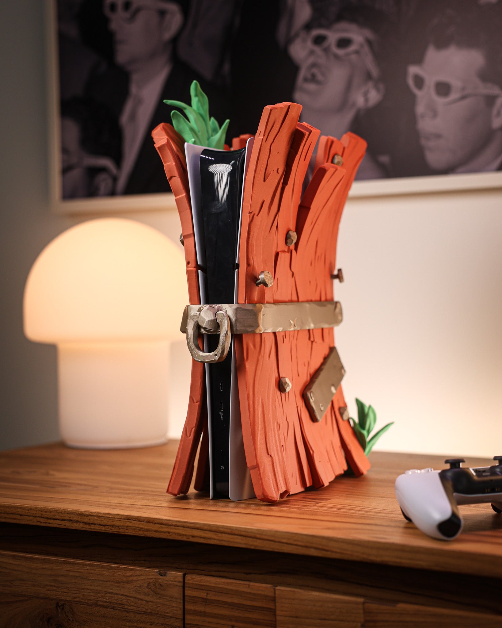 Wood Box PS5 Slim Digital – Fantasy Edition (Dänisch)
