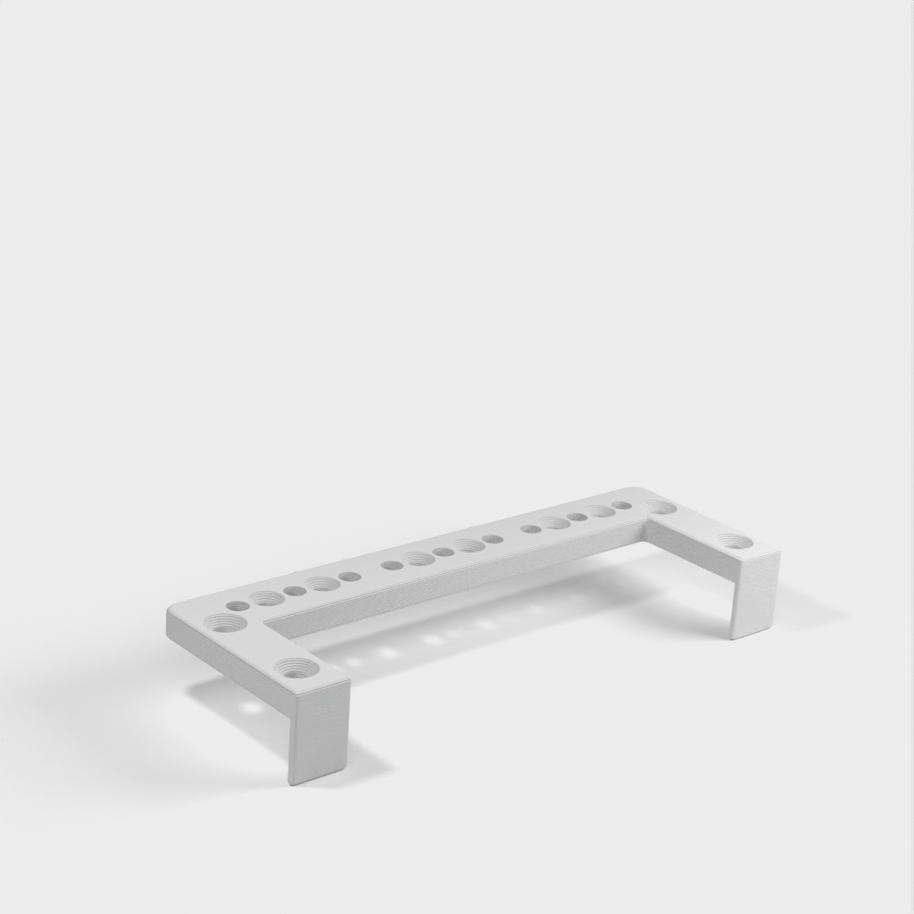 3HE Rackschiene für Ikea Lack Tisch