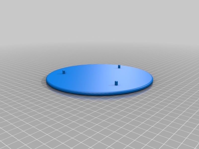 Lazy Susan Drejeskive - 6mm Airsoft Kuglelejer - Trykfitting, Ingen Skruer Nødvendige