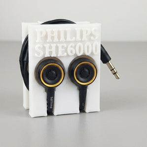 Kabelmanagement für Philips SHE6000 Kopfhörer