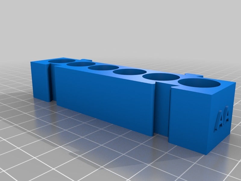 Modularer Batteriehalter für AA-, AAA-, Münz- und 9-V-Batterien