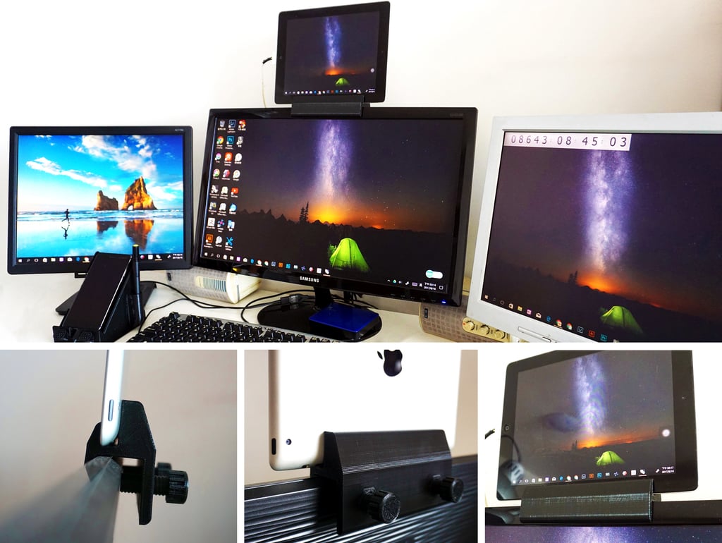 iPad-Ständer für Monitor