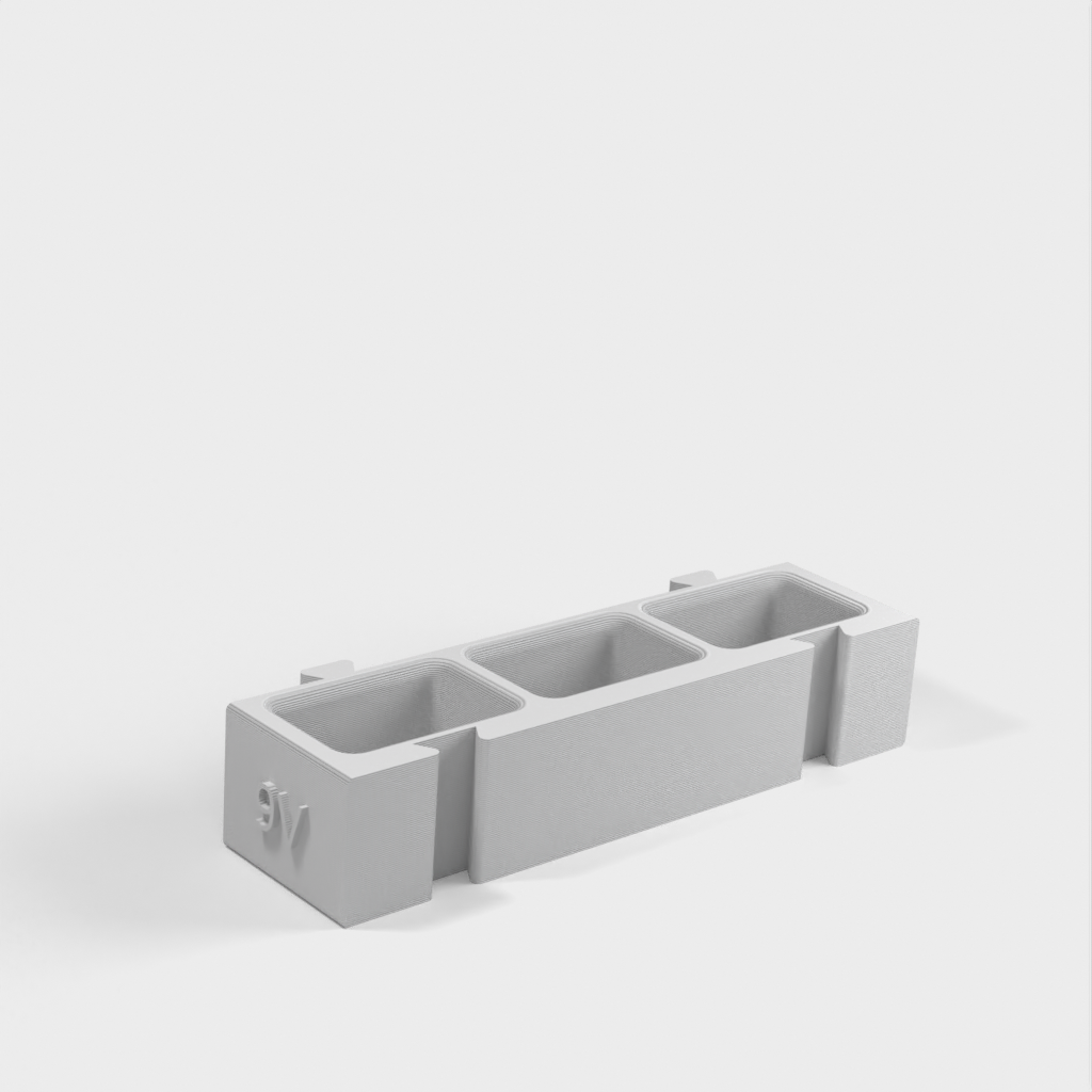 Modularer Batteriehalter für AA-, AAA-, Münz- und 9-V-Batterien