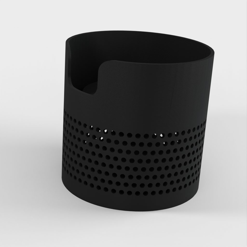 Amazon Echo Dot 2. Gen Stand REMIX mit Akustikgehäuse und Dockingstation