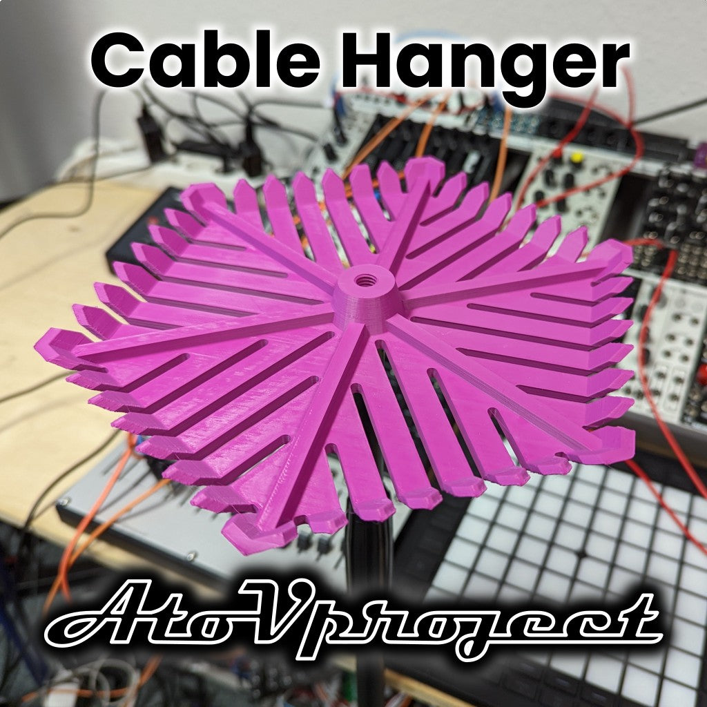 Eurorack Mikrofonständer Kabelaufhängung