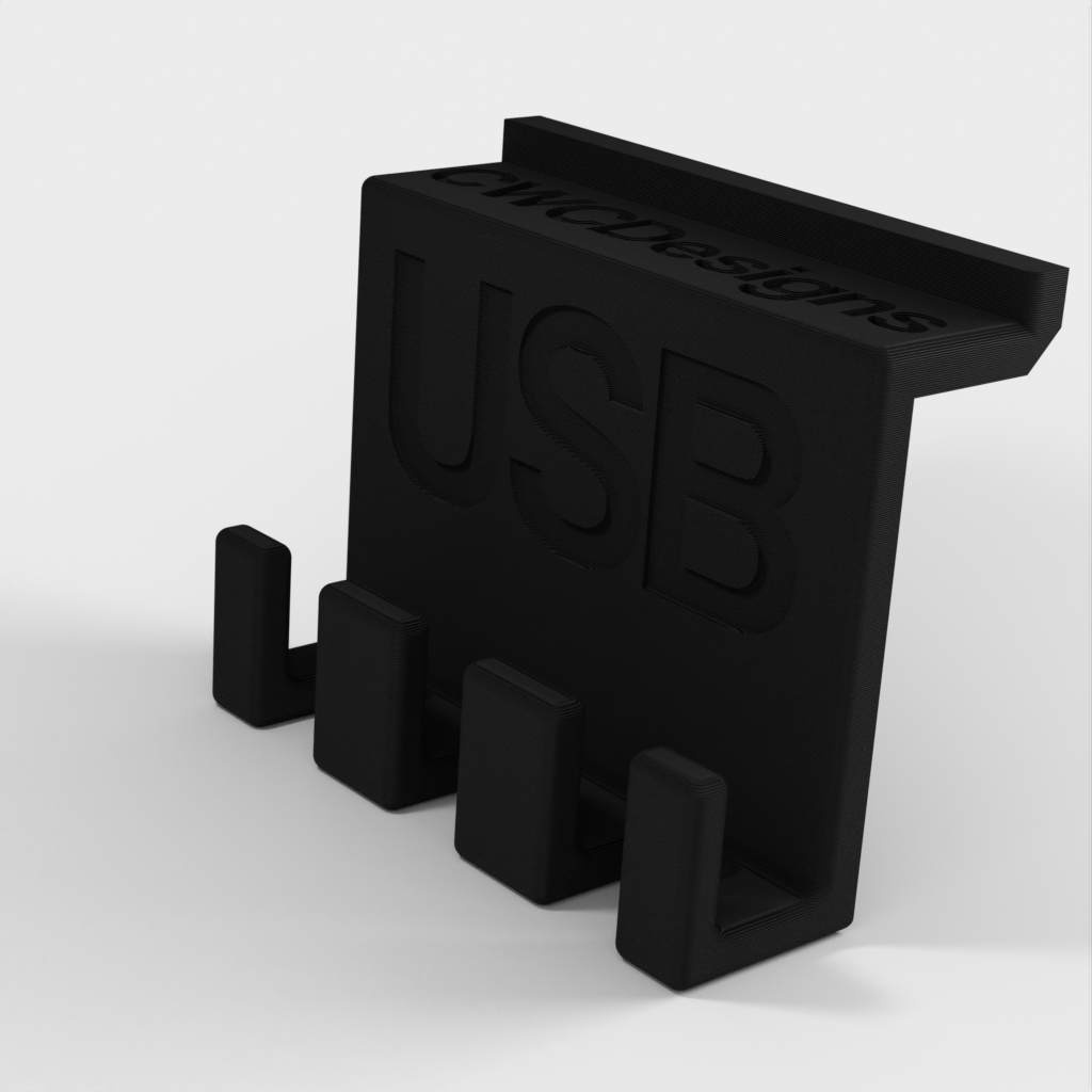 Fehlender USB-Halter für Organisation und Kabelmanagement