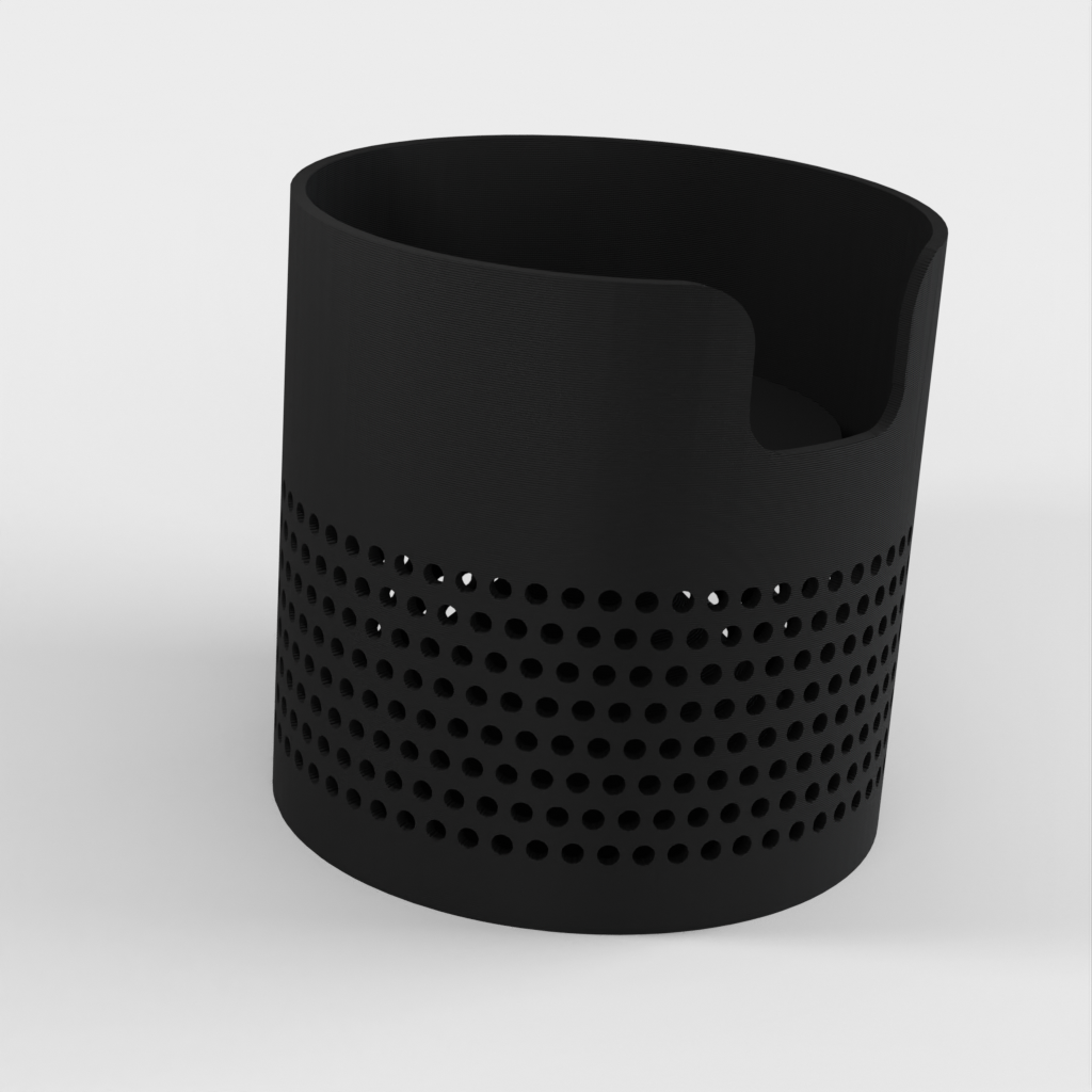 Amazon Echo Dot 2. Gen Stand REMIX mit Akustikgehäuse und Dockingstation