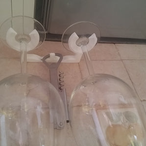 Weinhalter mit Krabben-Design