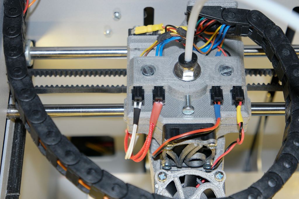 German RepRap NEO E3D V6 Halterung mit elektrischem Anschluss