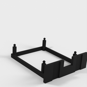 Vertikale/horizontale Wandhalterung für Raspberry Pi