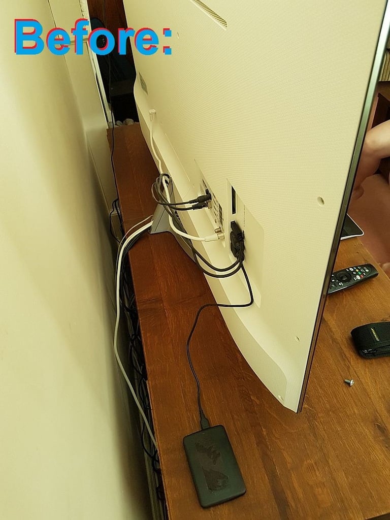 Harddiskholder til TV med VESA-beslag