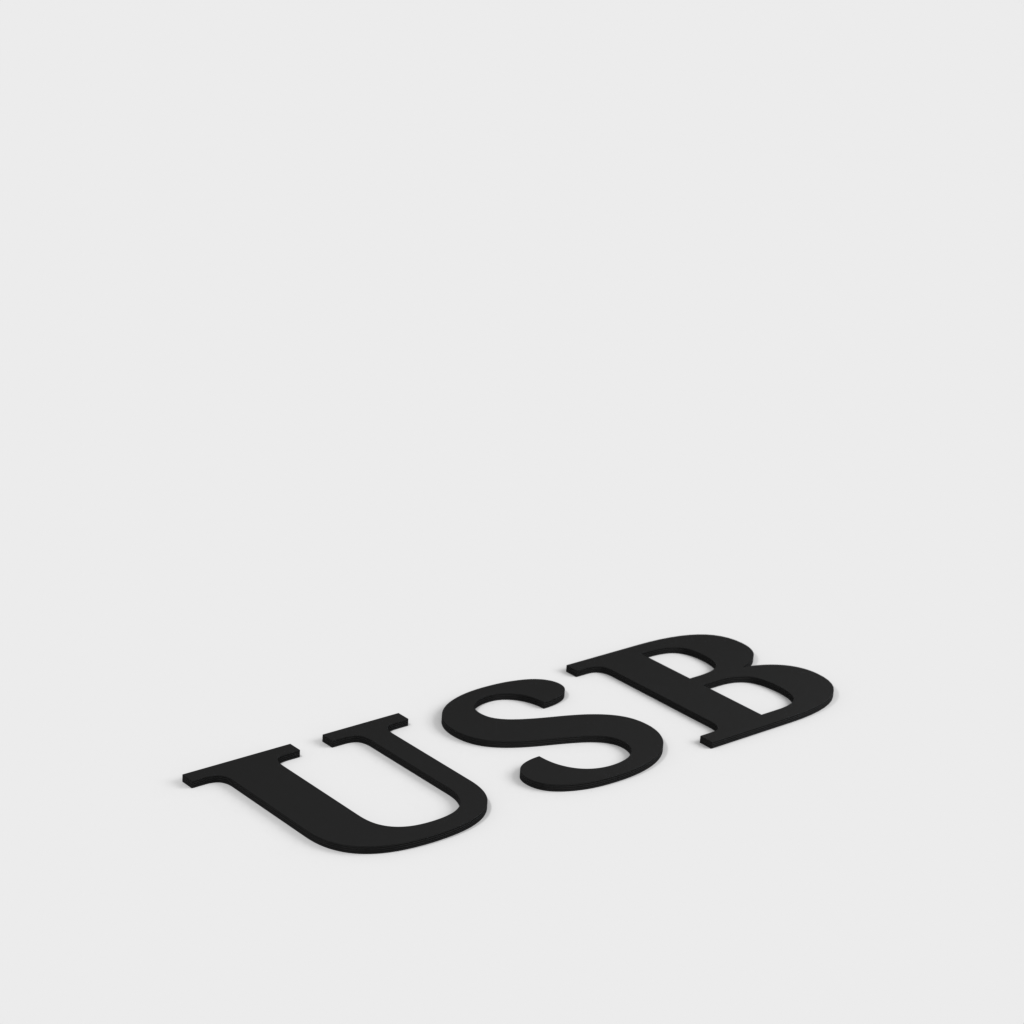 USB-HUB-Halter von tcpiii mit beleuchtetem Schalter