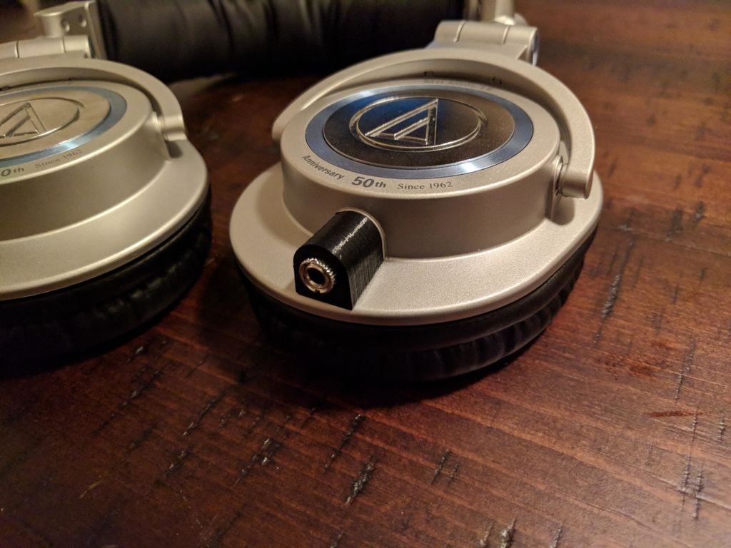 Hus til Aftageligt Kabelmod til Audio Technica ATH-M50s