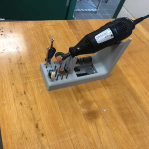 Dremel-Ständer mit Bit-Organizer und Kabelhalter