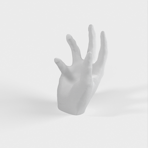 3D-gescannter iPhone-Halter in Form einer Hand