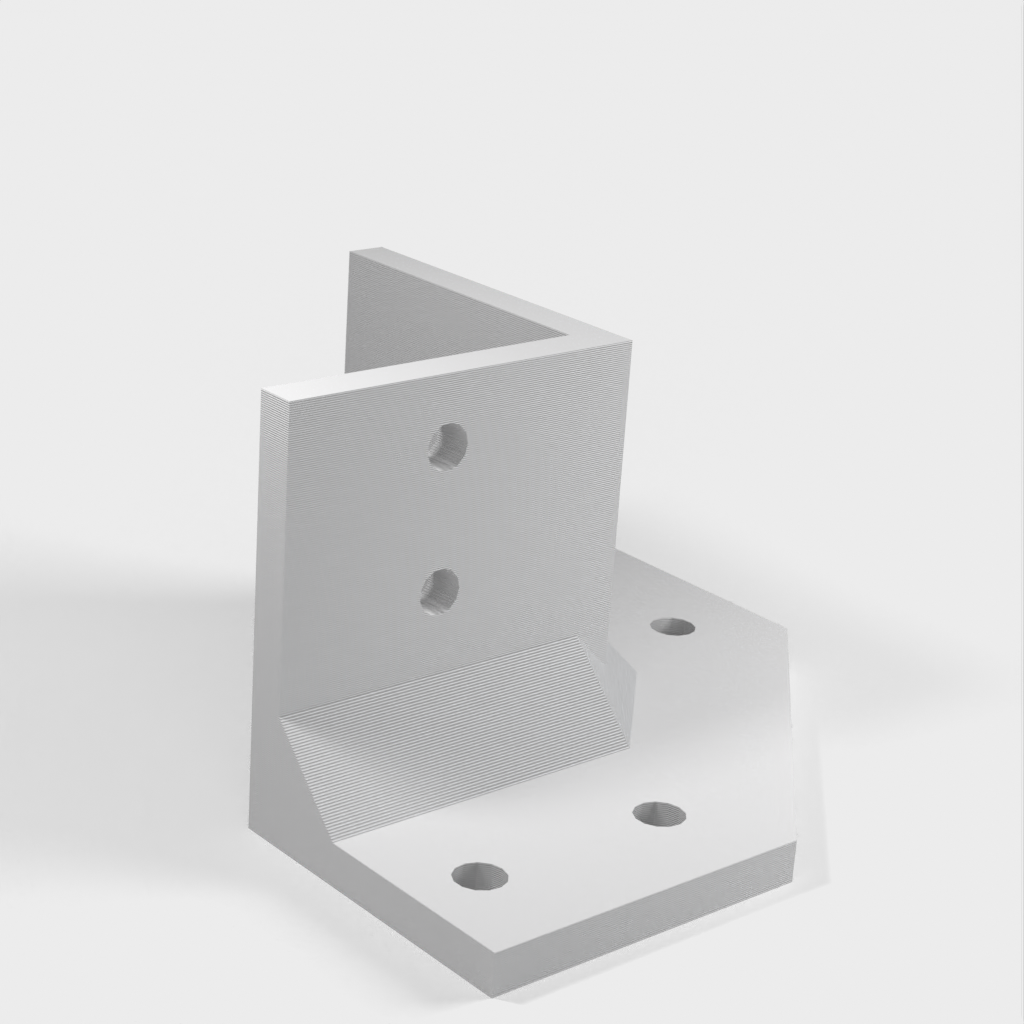 50-mm-Eckhalterung für Ikea LACK Rack