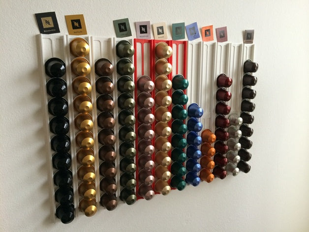 Nespresso Kapselholder til Vægmontering