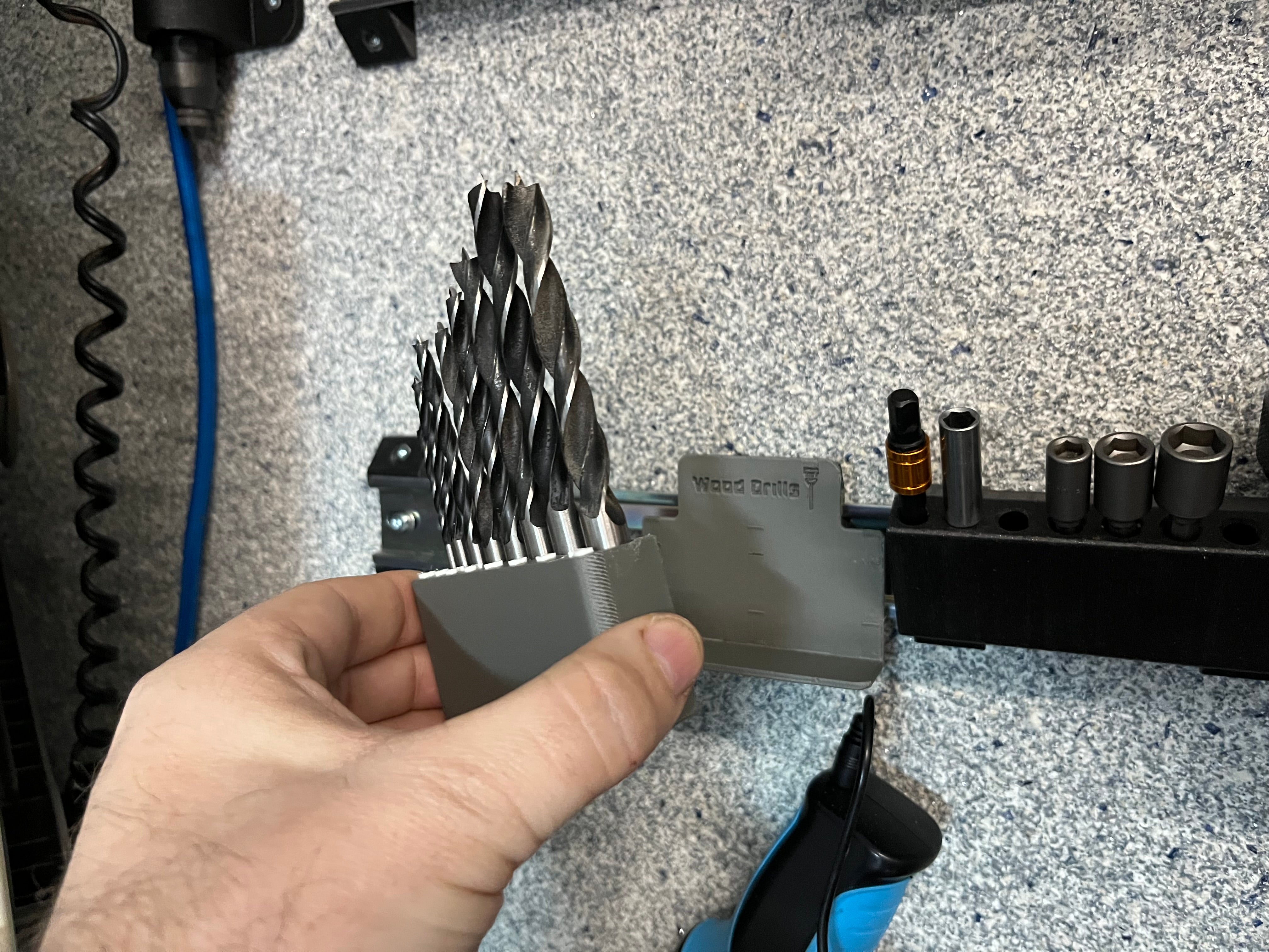 Magnetischer DIN-Schienen-Bohrerhalter 3 bis 10 mm