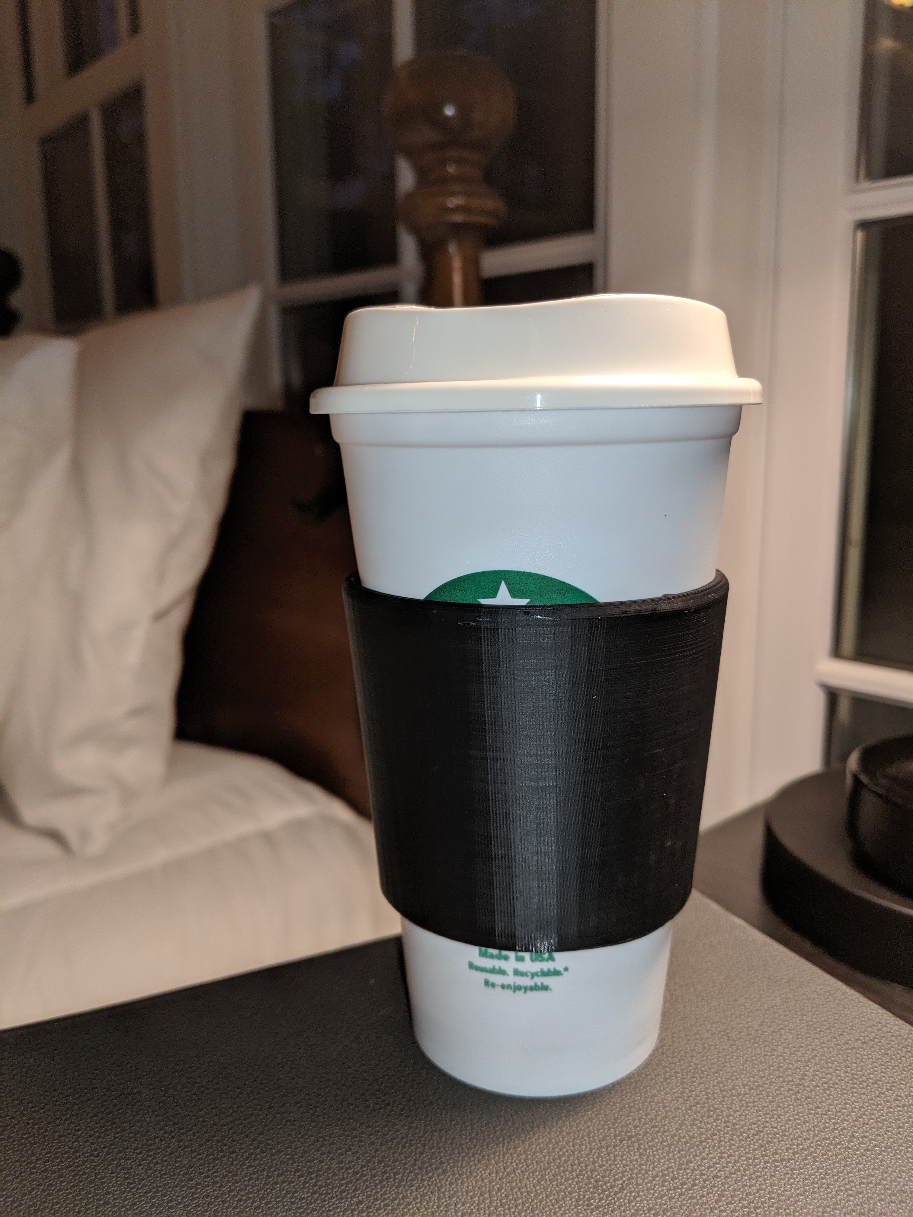 Wiederverwendbare Kaffeetassenhülle für Starbucks Grande