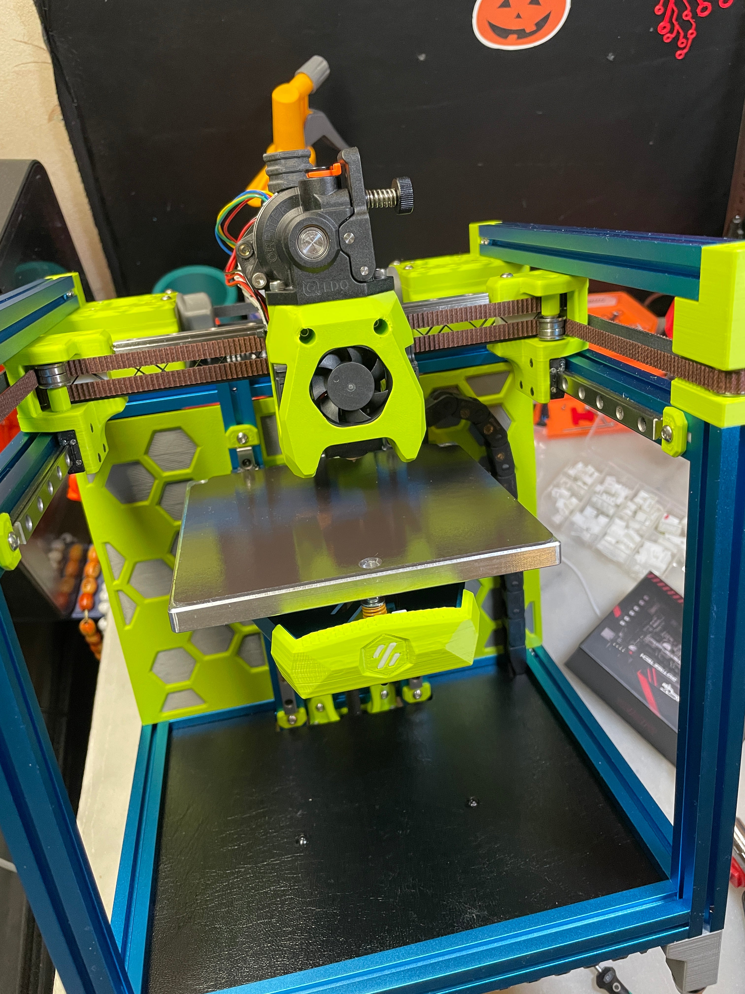 Orbiter V2 Voron Zero Mount mit Nabelschnur-Werkzeugkopf