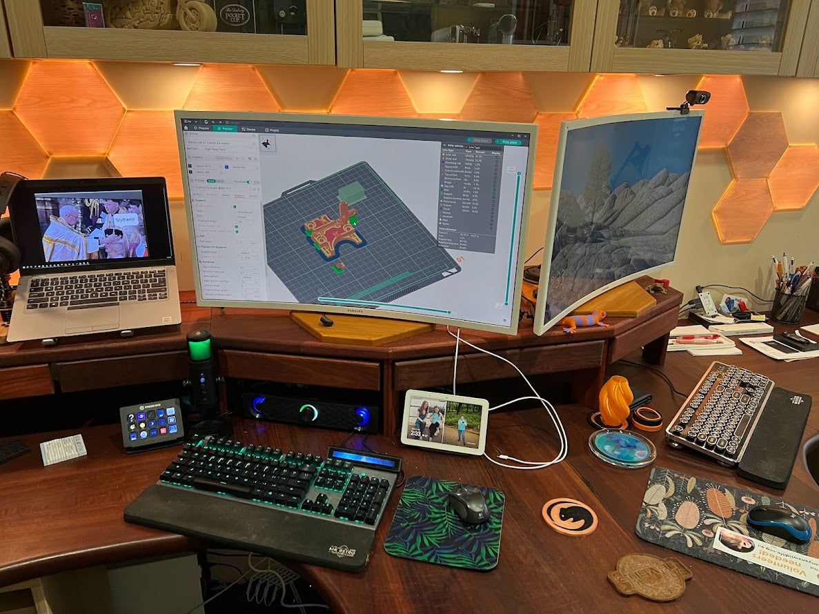 Samsung gebogener Monitorständer
