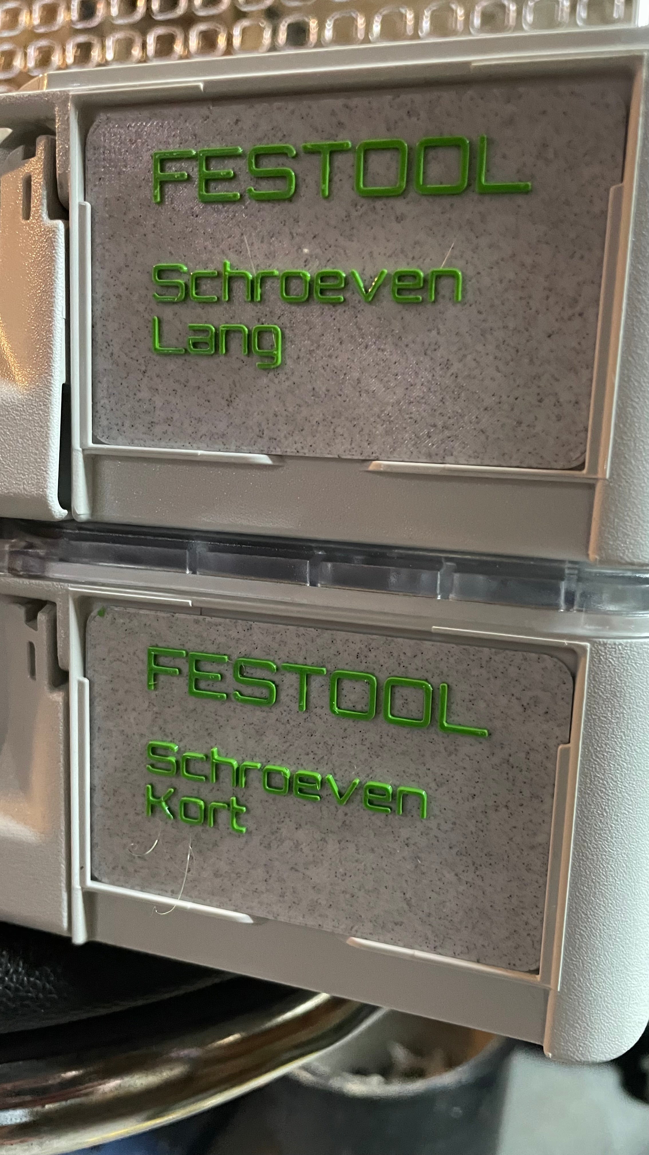 Festool Systainer Indholdskort til SYS3 ORG M 89