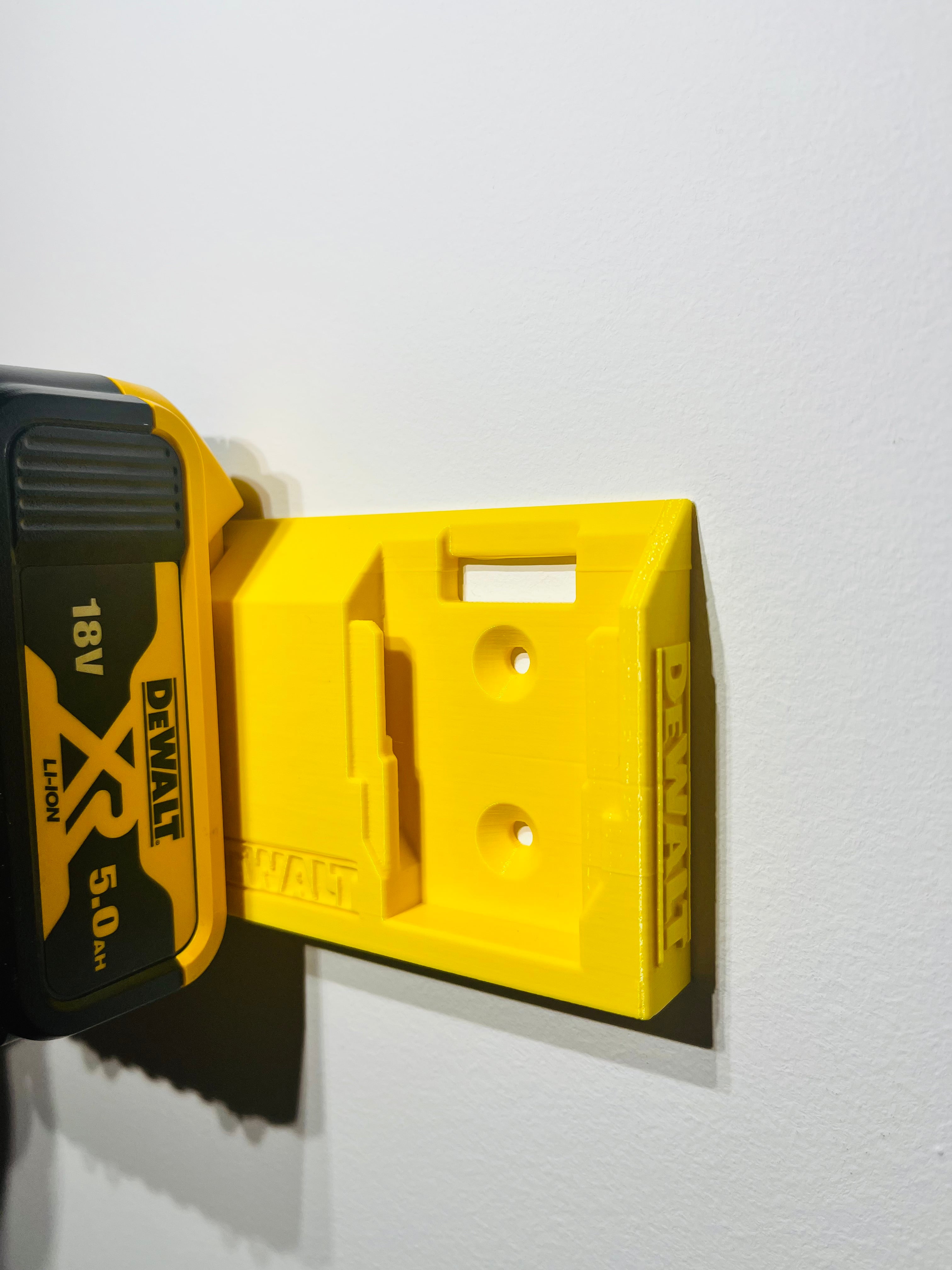 Duo DeWalt 18V Akkuhalter für Wand- und Deckenmontage
