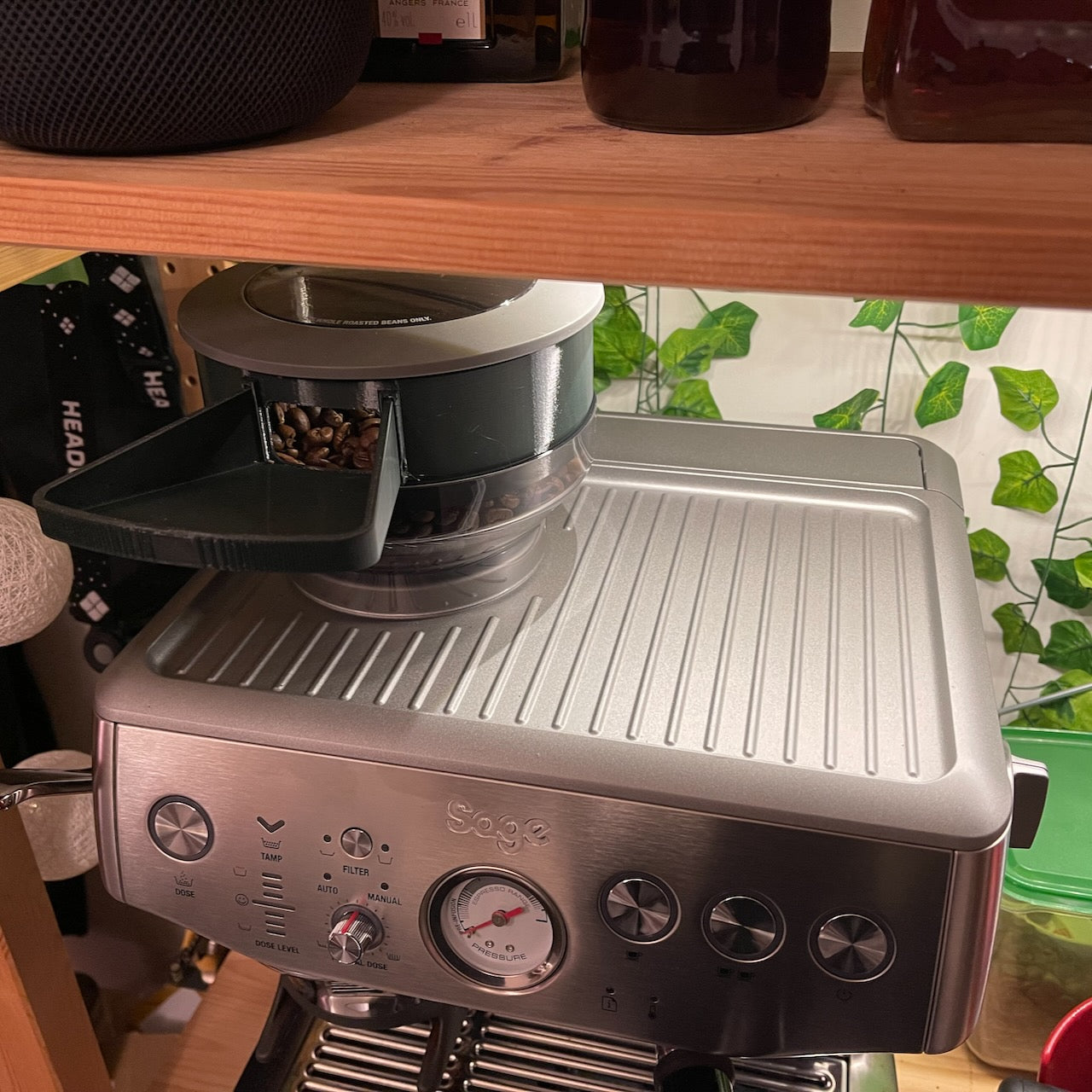 Sage Barista Express (Impress) Trichterverlängerung mit Schaufel