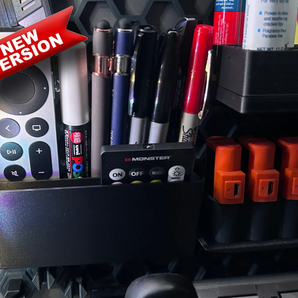 Lebkuchen-Wand-Organizer | Multifunktionaler Halter für Schreibwaren und Fernbedienungen