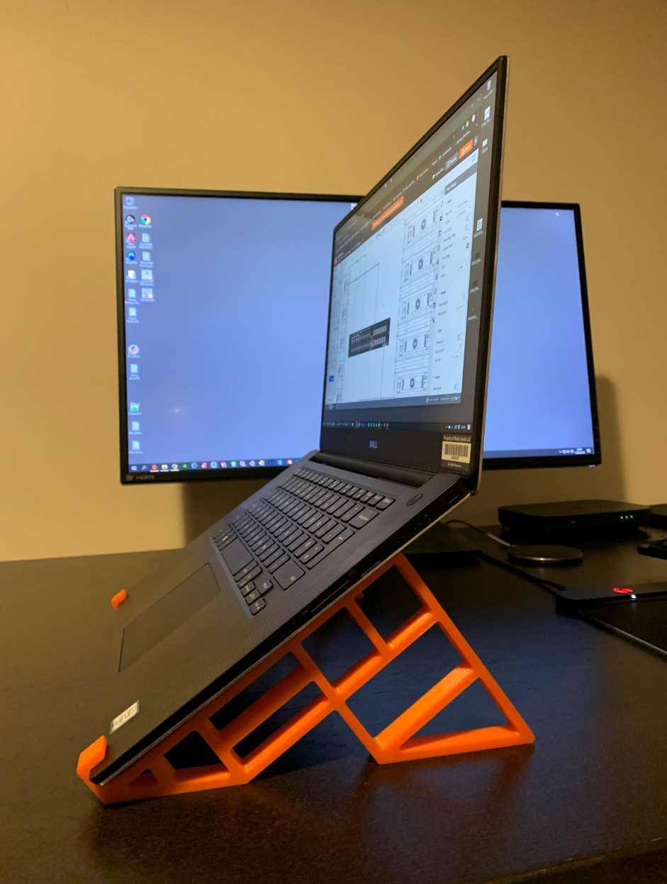 Dell XPS 15 Laptopständer für eine ergonomische Platzierung auf dem Schreibtisch