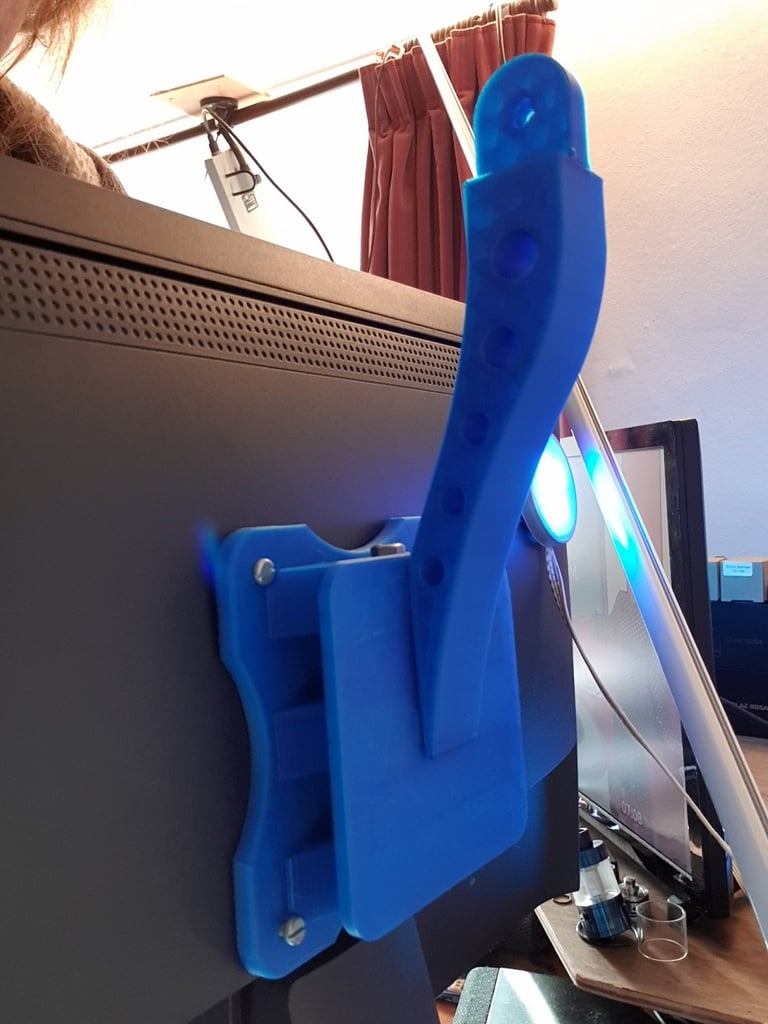 VESA-montierter Telefonhalter für PC-Monitor