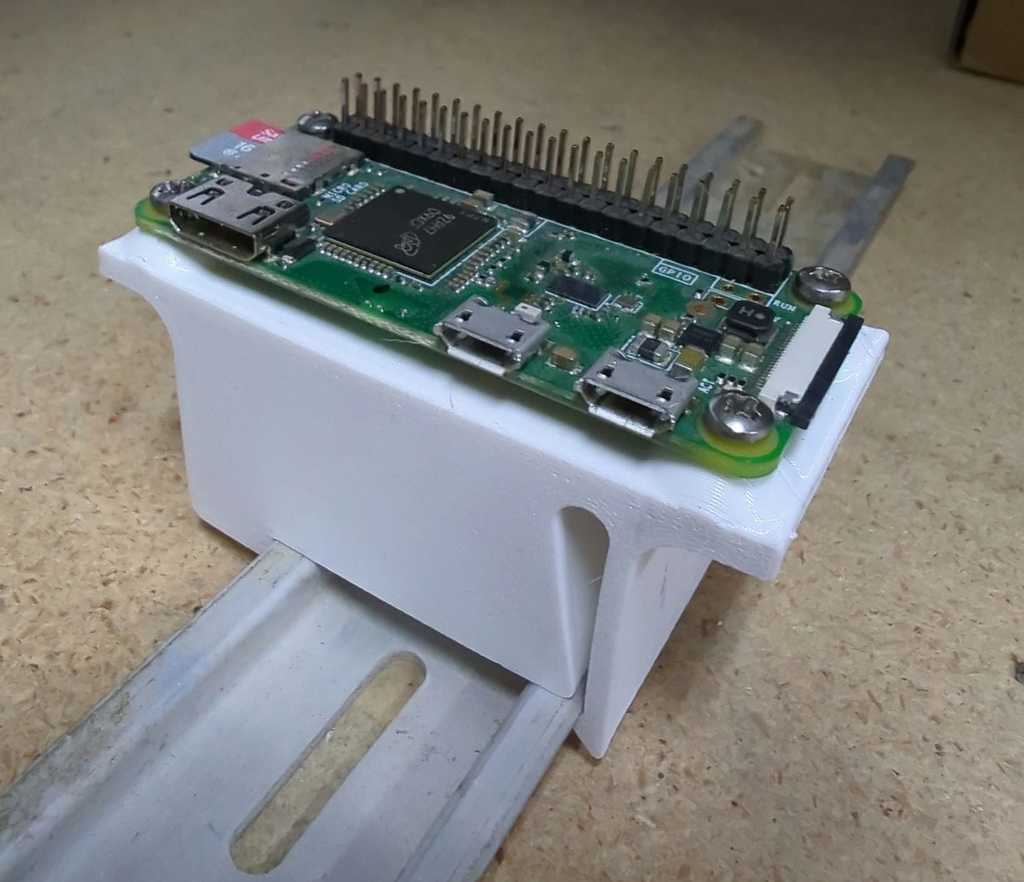 Raspberry Pi Zero DIN-Schienenmontagehalterung