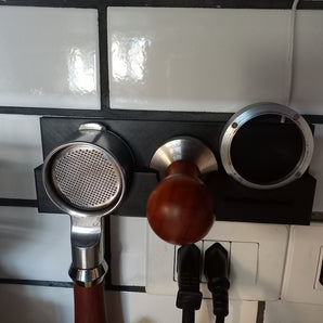 51 mm Siebträger V2 Espresso-Organizer mit Trichterplatz (60 mm Außendurchmesser)